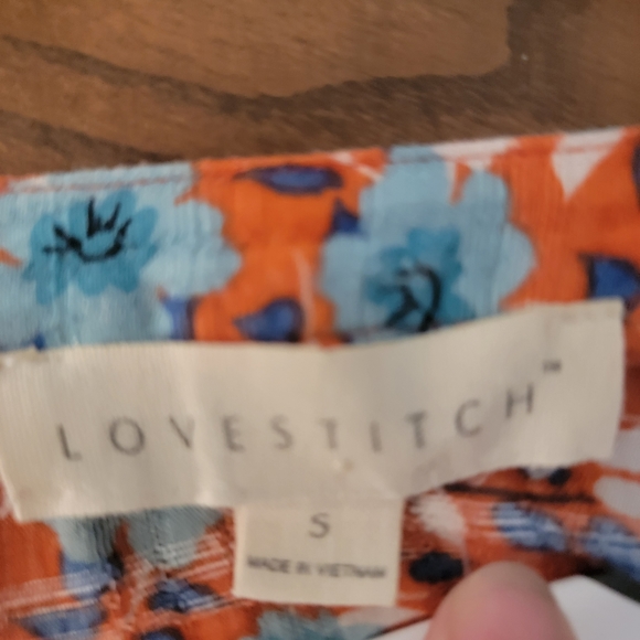 Burnt Orage Floral Top - Picture 6 of 6